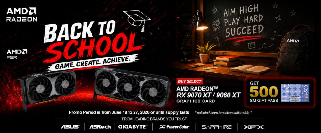 AMD Philippines Offers Radeon Back-to-School Deals