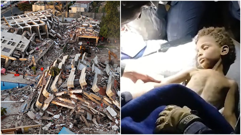 Toddler saved from rubble as search continues for Venezuela earthquake survivors